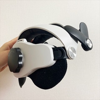 [購入レビュー]OculusQuest2で頬が痛くなるのを解消するアクセサリー-エルゴノミクスデザインヘッドストラップ